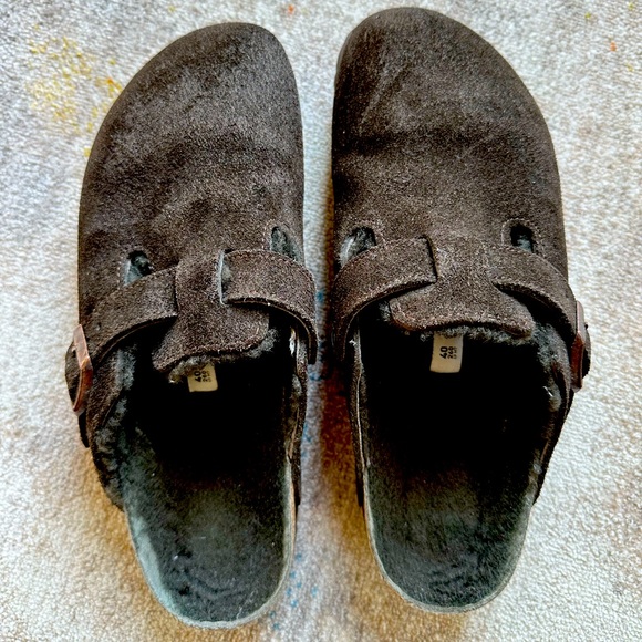 Boston Birkenstock Shearling Clog - Picture 1 of 4